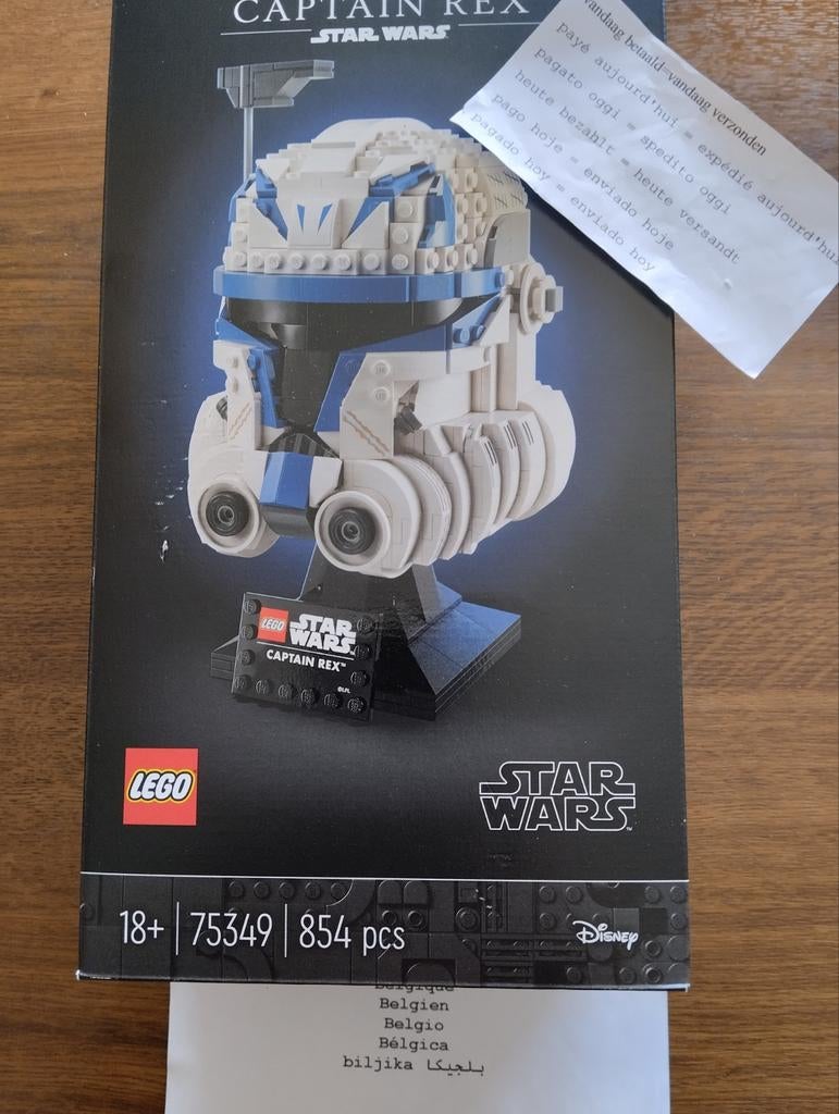 Casque Lego 75349 Star Wars Captain Rex, Neuf, Star Wars, Lego, Ensemble complet