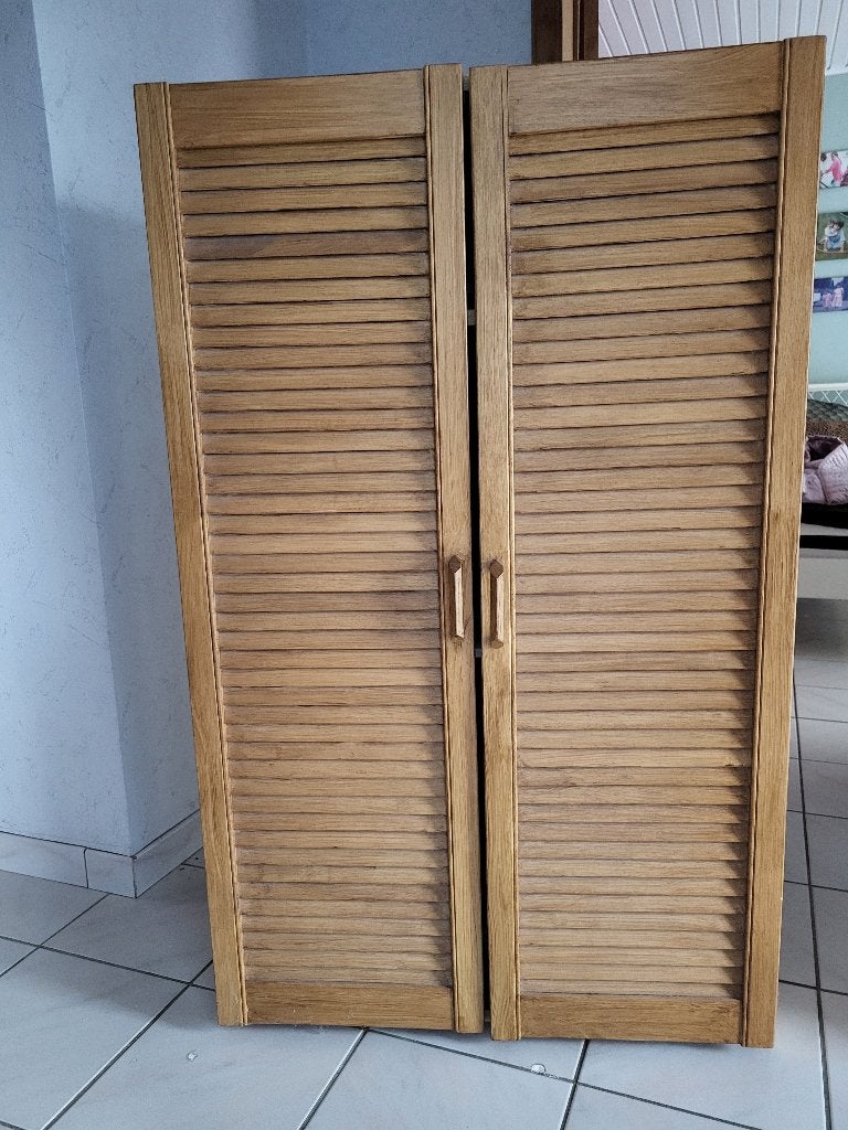 Kast met schap en hangbaar, Ophalen, Overige materialen, Met deur(en), Gebruikt