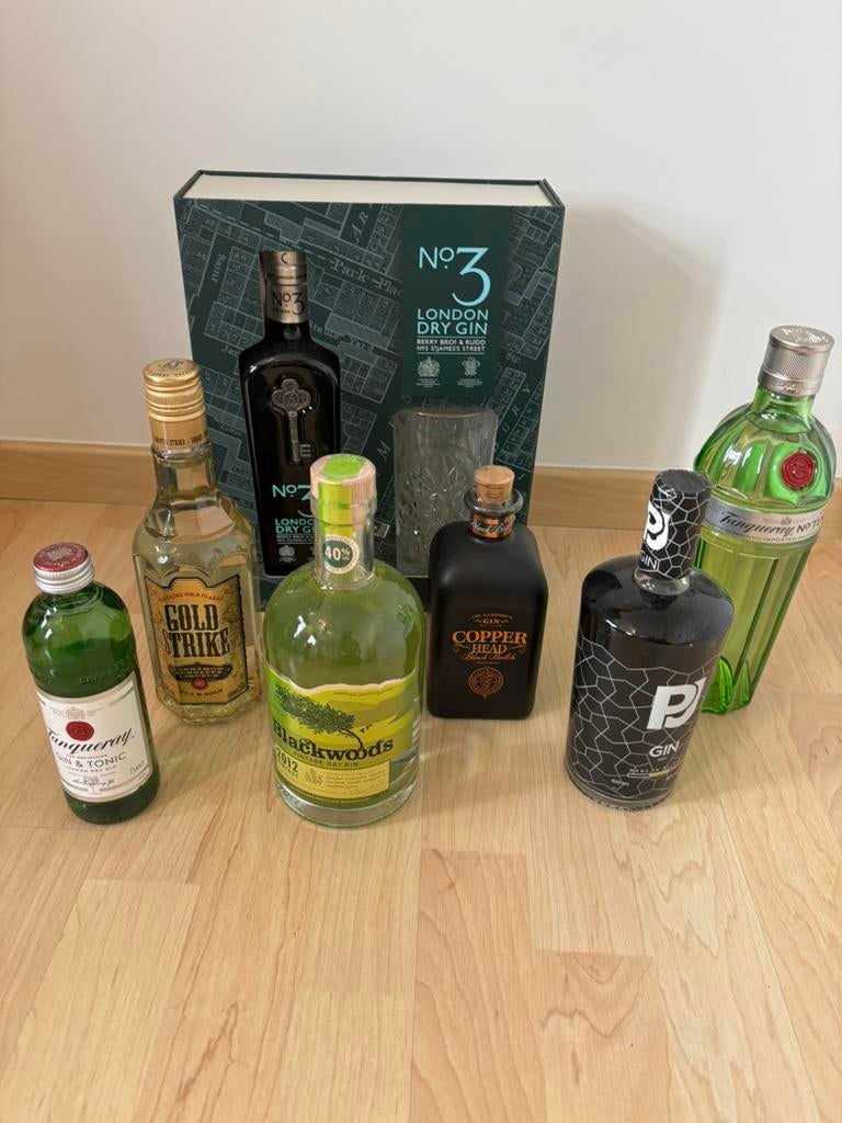Collectie gin, Verzamelen, Wijnen, Zo goed als nieuw, Ophalen