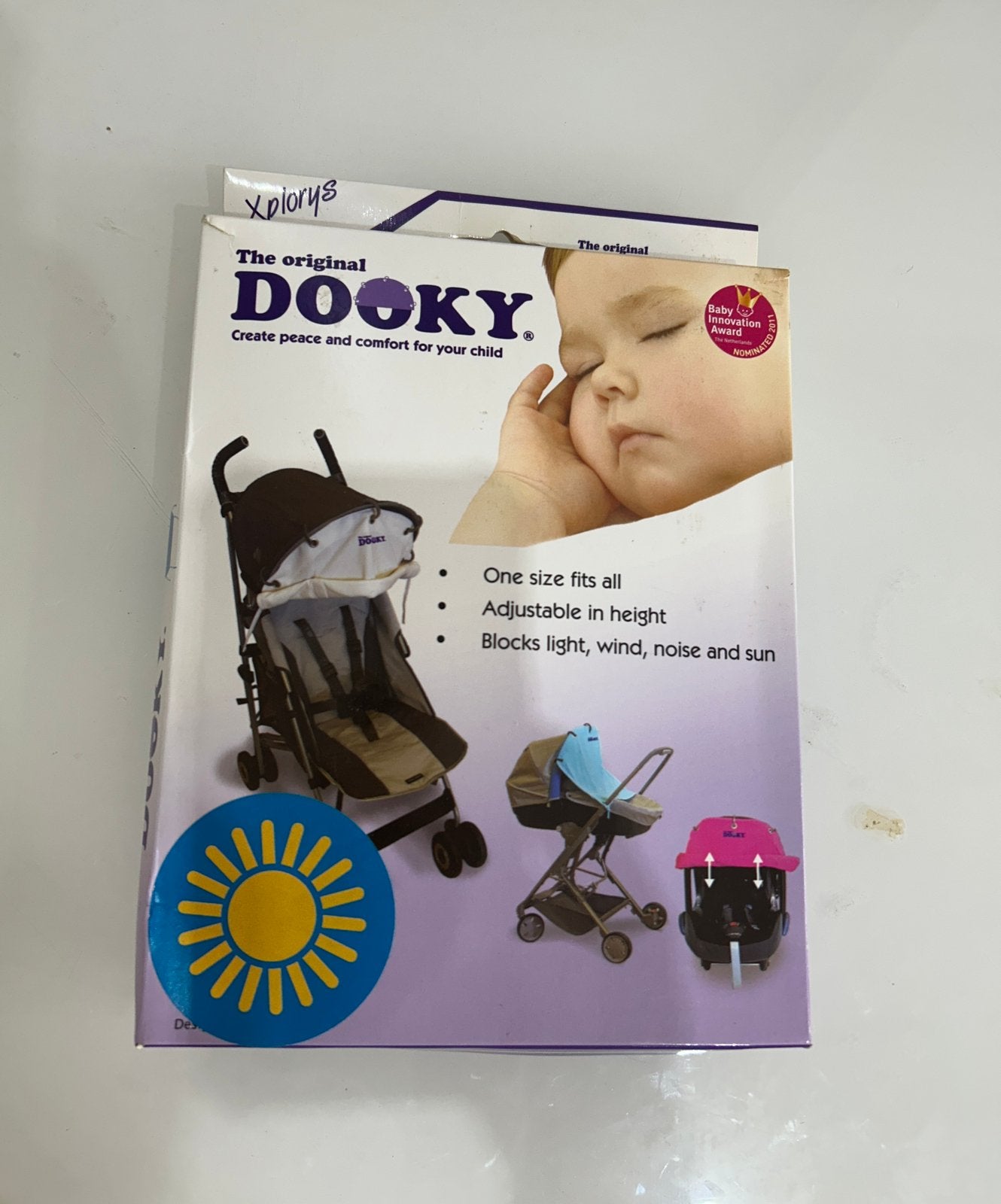 Pare-soleil et vent universel Dooky poussette - Neuf, Enlèvement ou Envoi, Neuf