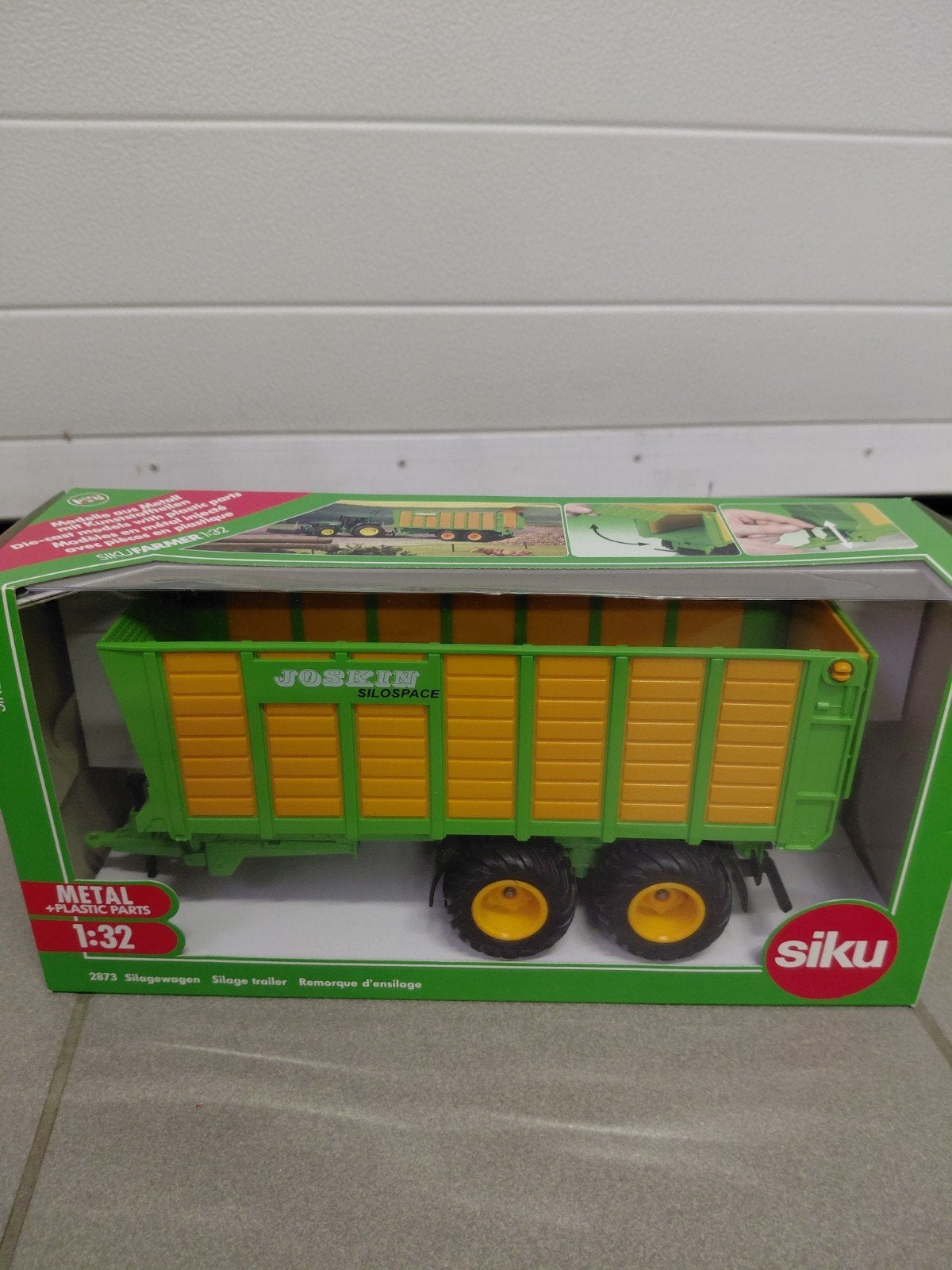 siku 1/32 silagewagen 2873, Hobby & Loisirs créatifs, Voitures miniatures | 1:32, Enlèvement ou Envoi, SIKU