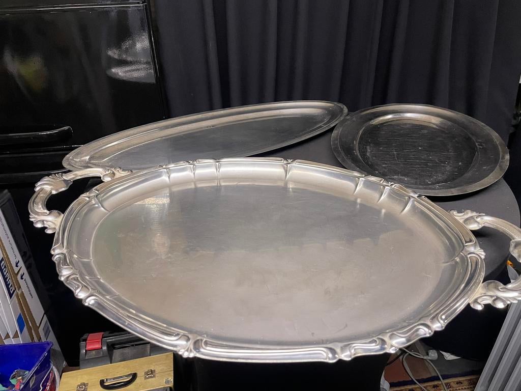 Set van 3 schalen roest vrijstaal, Ophalen