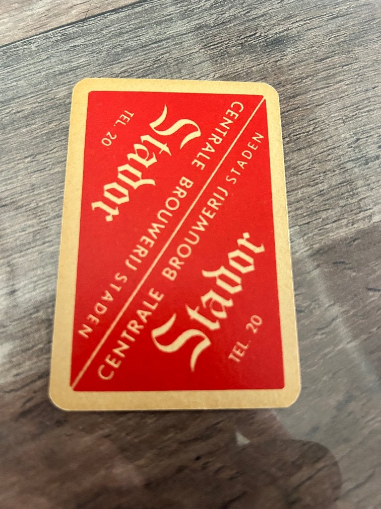 1speelkaart brouwerij staden staden, Enlèvement ou Envoi, Neuf, Carte(s) à jouer