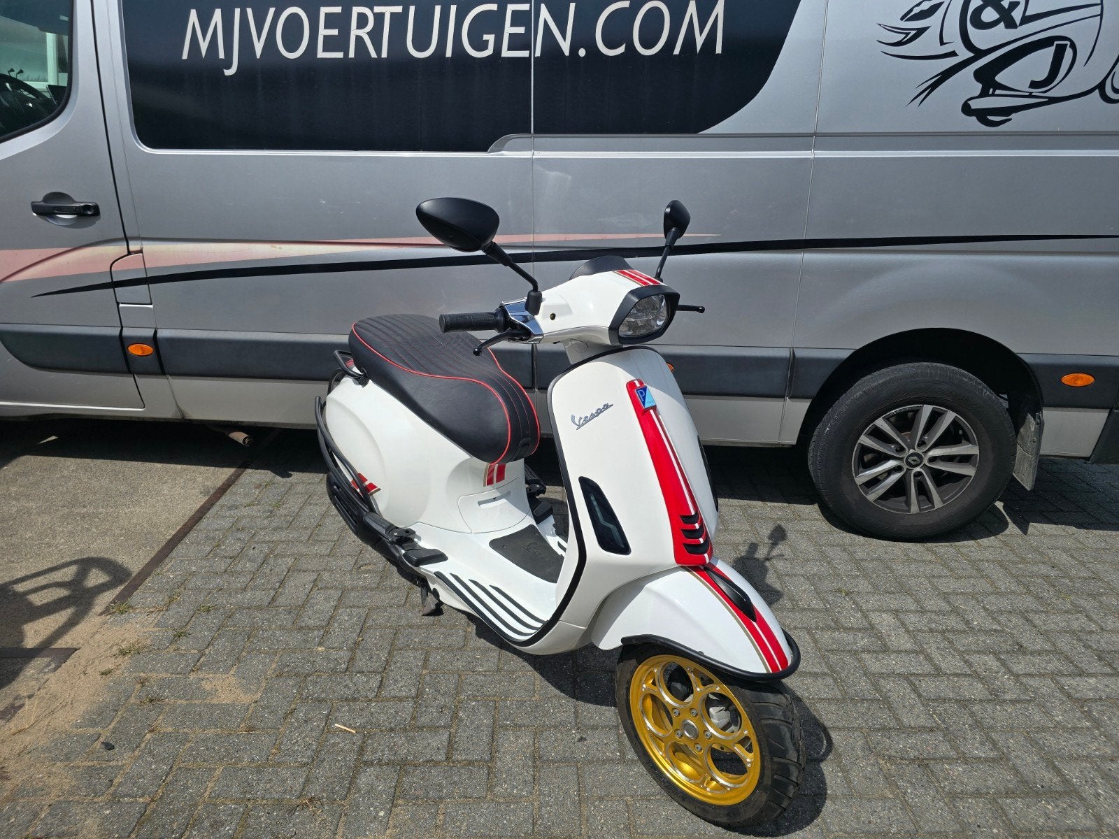 Vespa Sprint Racing Sixties Special Edition, Fietsen en Brommers, Ophalen, Overige modellen, Benzine, 50 cc