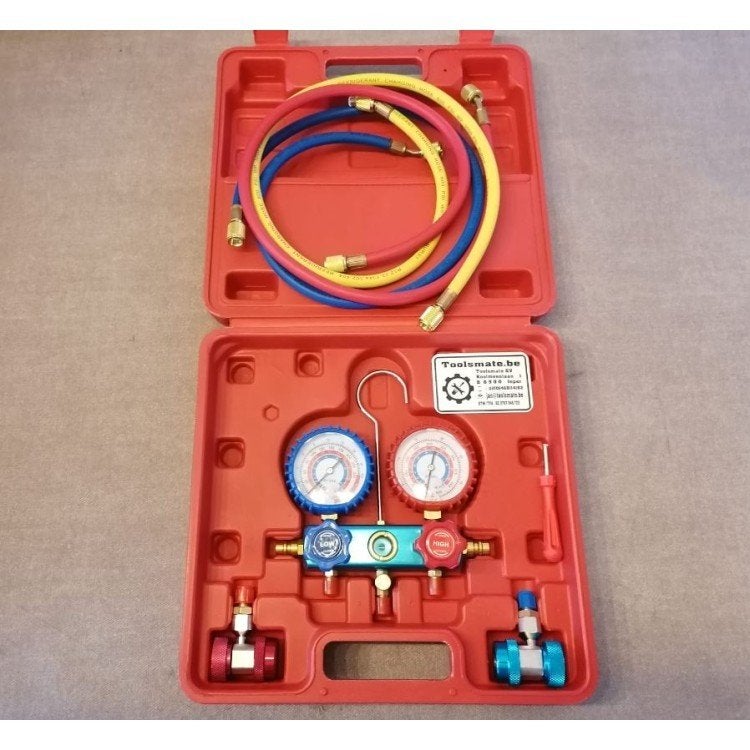 Kit de remplissage de clima avec manomètres pour gaz R134A, Enlèvement ou Envoi, Neuf