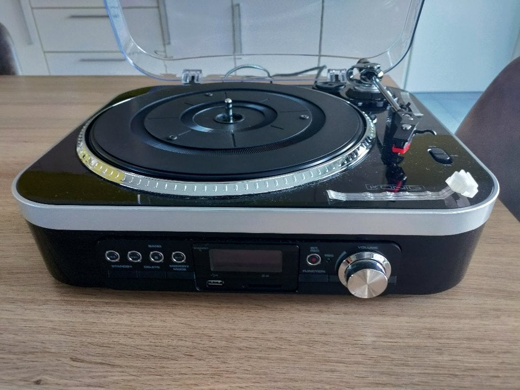 USB platenspeler als nieuw, TV, Hi-fi & Vidéo, Autres marques, Tourne-disque, Comme neuf, Enlèvement