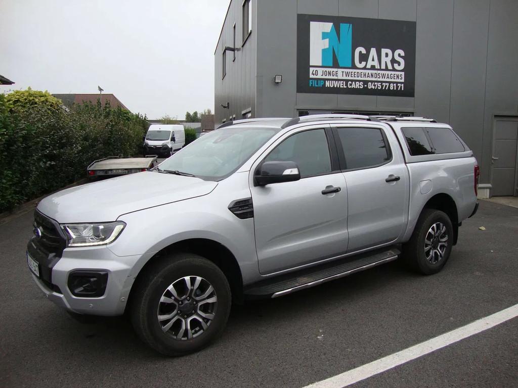 Ford Ranger 212pk, leder, gps, camera, btw in, 2023, adaptiv, Cuir, Achat, Entreprise, Noir