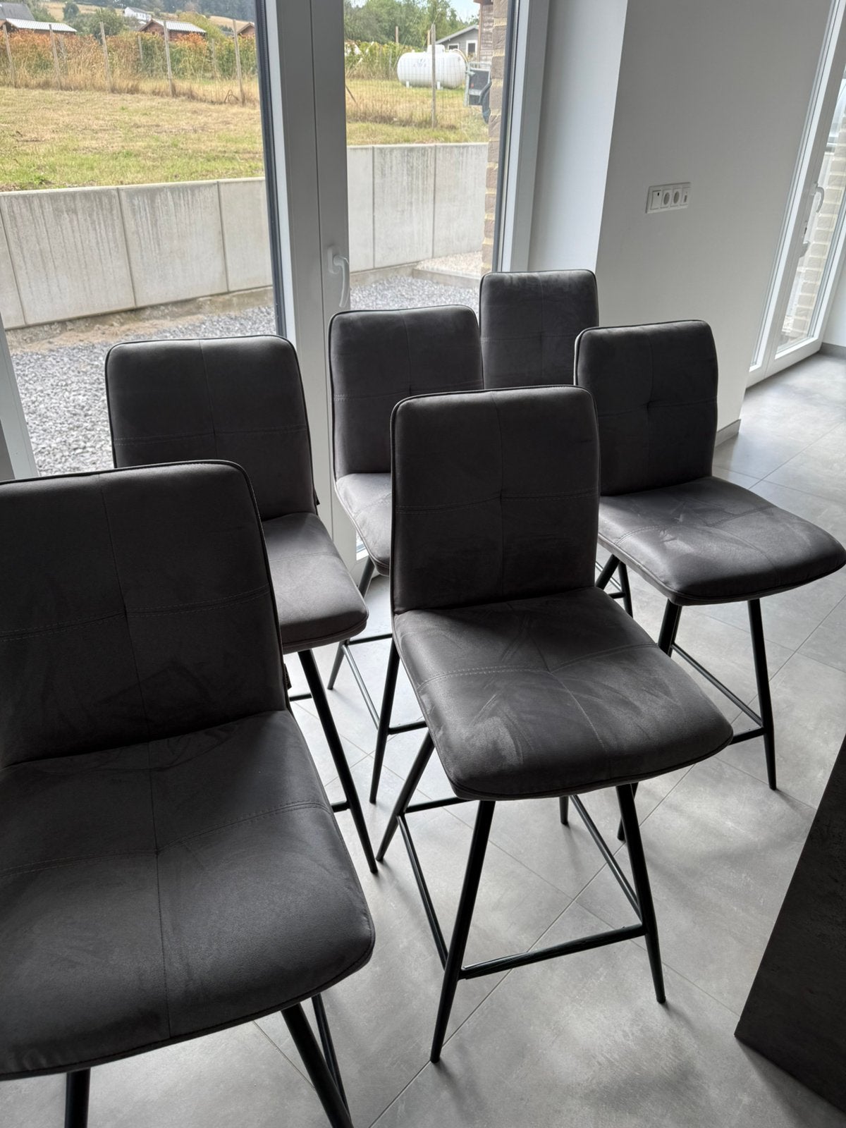 Chaises / tabourets de bar pivotant(e)s, Maison & Meubles, Enlèvement, Comme neuf, Métal