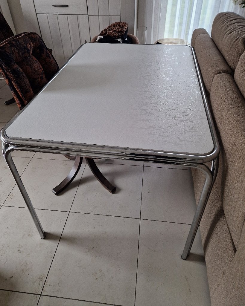 Eettafel, Huis en Inrichting, Ophalen, Overige materialen, Gebruikt, Vintage