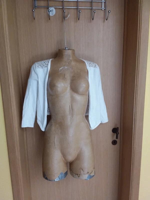 Witte bolero van Yjessica — maat XS (34), Kleding | Dames, Wit, Ophalen of Verzenden, Maat 34 (XS) of kleiner, Gedragen