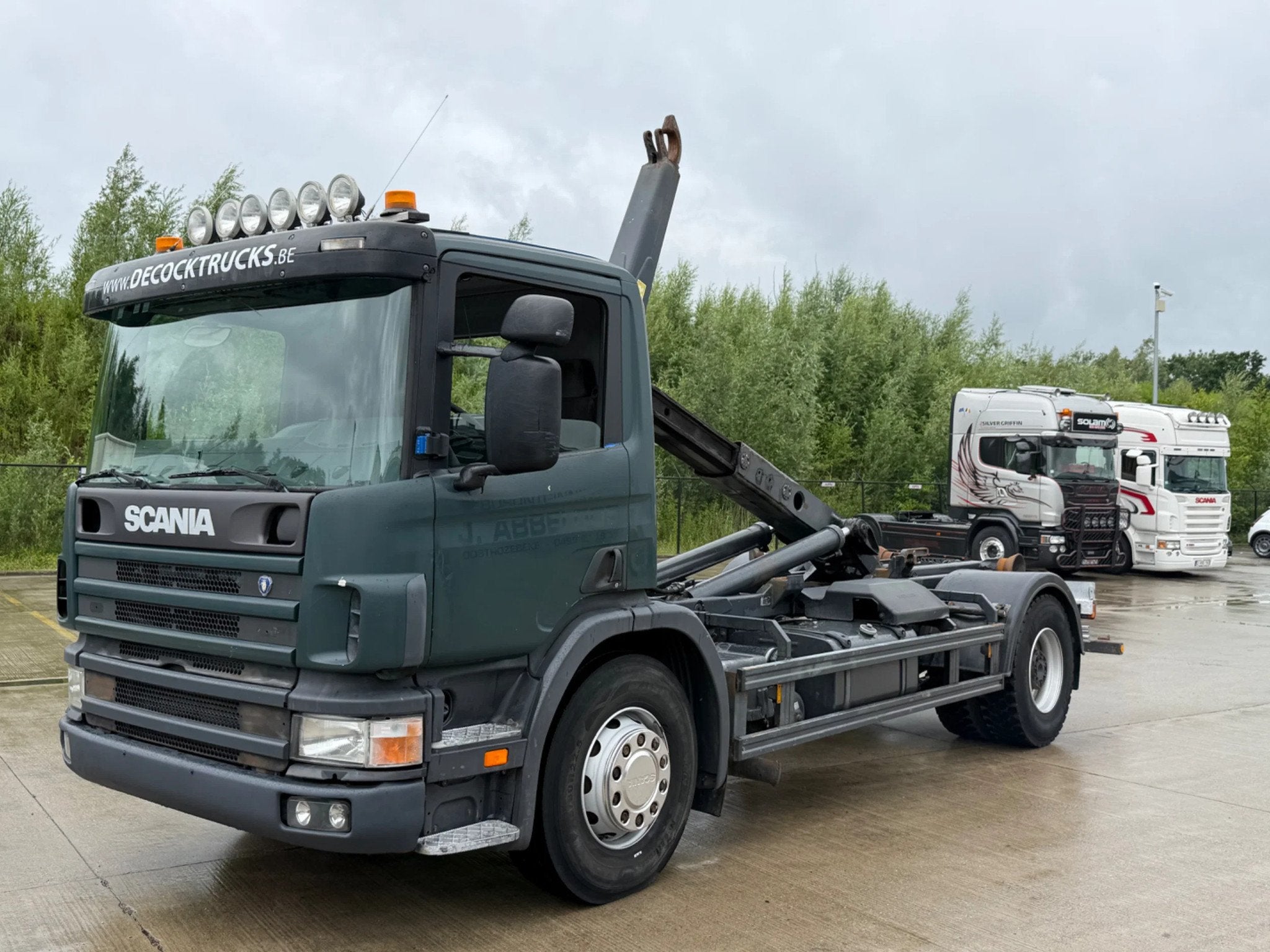 Scania P114-340 HAAKSYSTEEM (bj 2003), Auto's, Scania, Overige brandstoffen, Bedrijf, Te koop