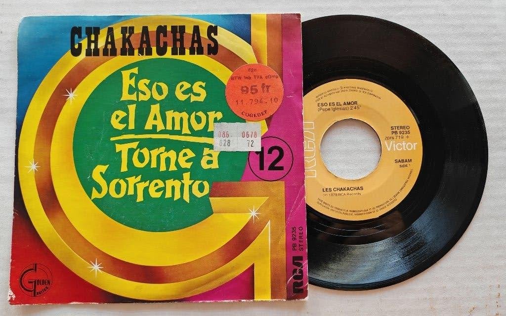 LES CHAKACHAS - Eso es el amor (45t), CD & DVD, Vinyles Singles, Enlèvement ou Envoi, Comme neuf, 7 inch, Latino et Salsa
