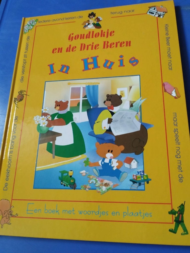 goudklokje en de drie beren in huis, mooi kinder lees/vertel, Boeken, Ophalen of Verzenden