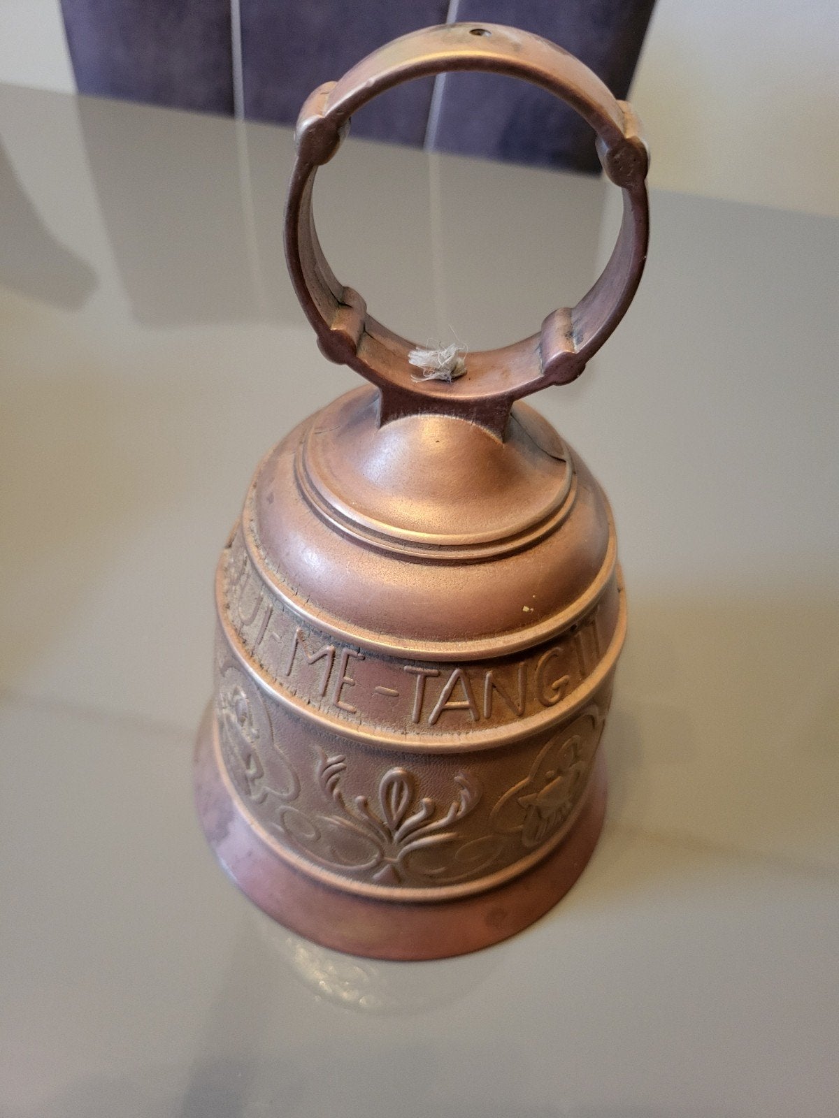 vintage koperen bel jaar 1921