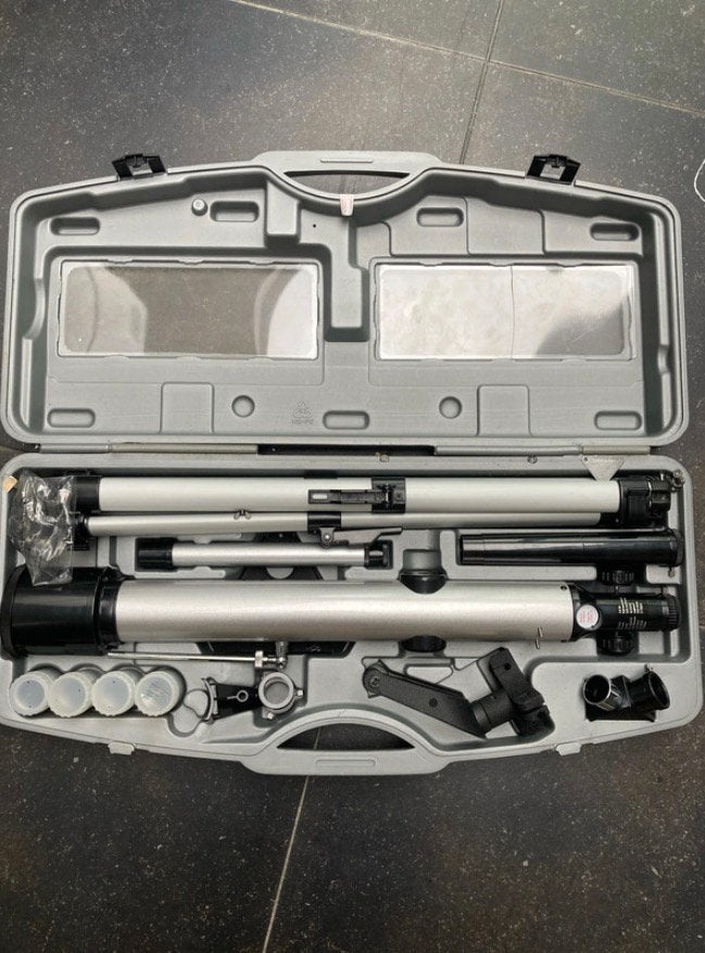 Complete Refractortelescoop in handige koffer, Ophalen, Zo goed als nieuw