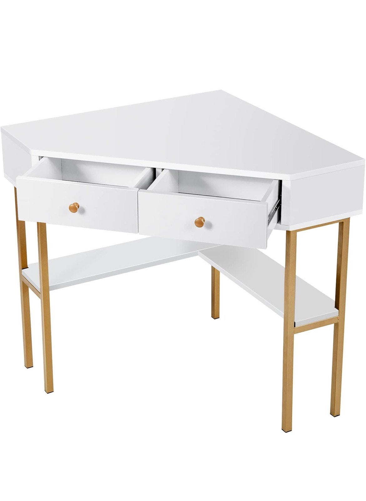 Hoekbureau, Huis en Inrichting, Ophalen, Gebruikt, Wit