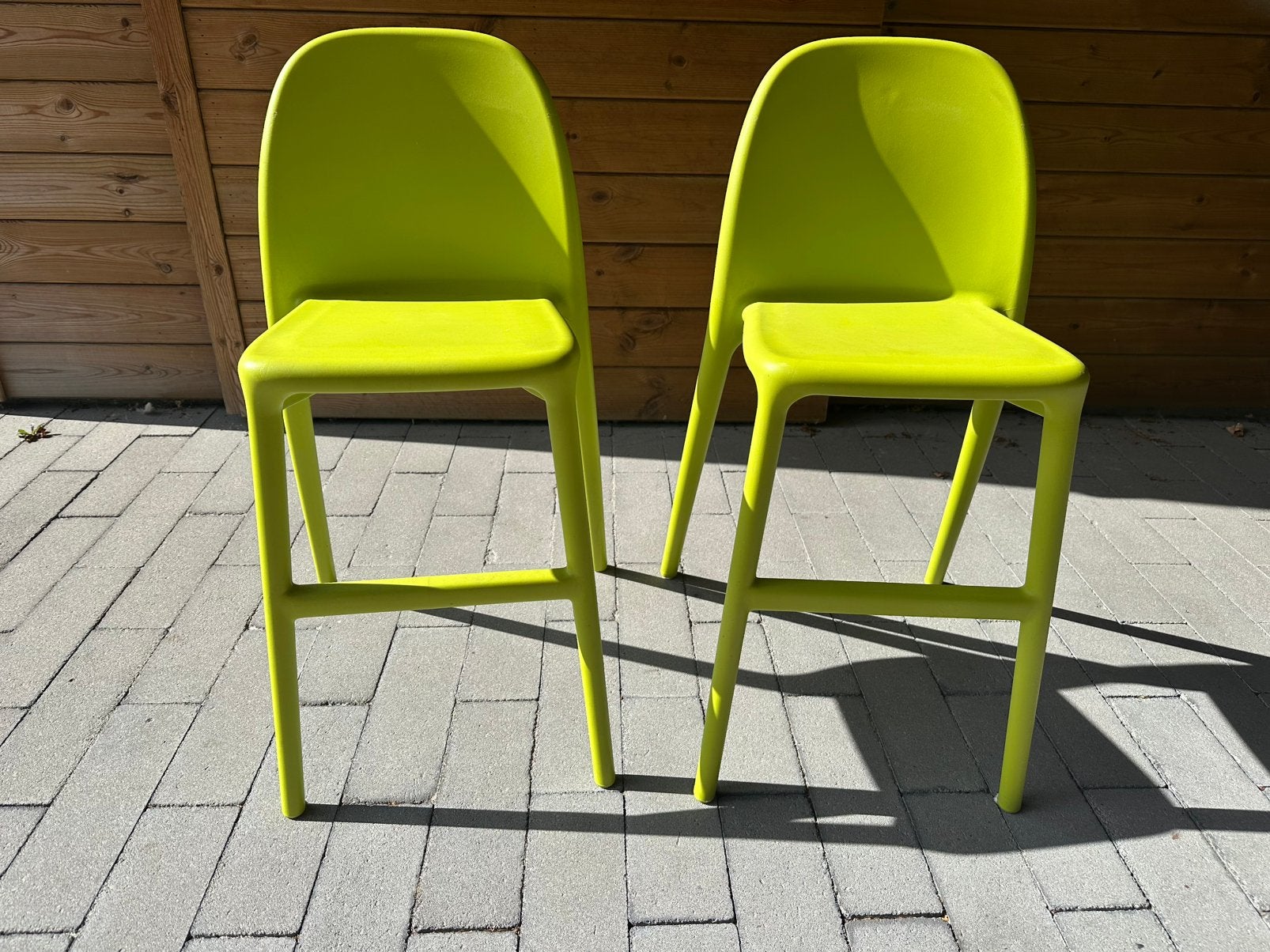 2 kinderstoelen Ikea Urban Groen, Enlèvement, Comme neuf, Autres types