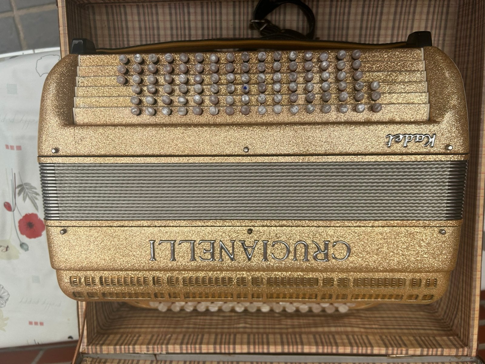 Accordeon Crucianelli Kadet, Musique & Instruments, Autres marques, Enlèvement, Utilisé, Avec bretelles