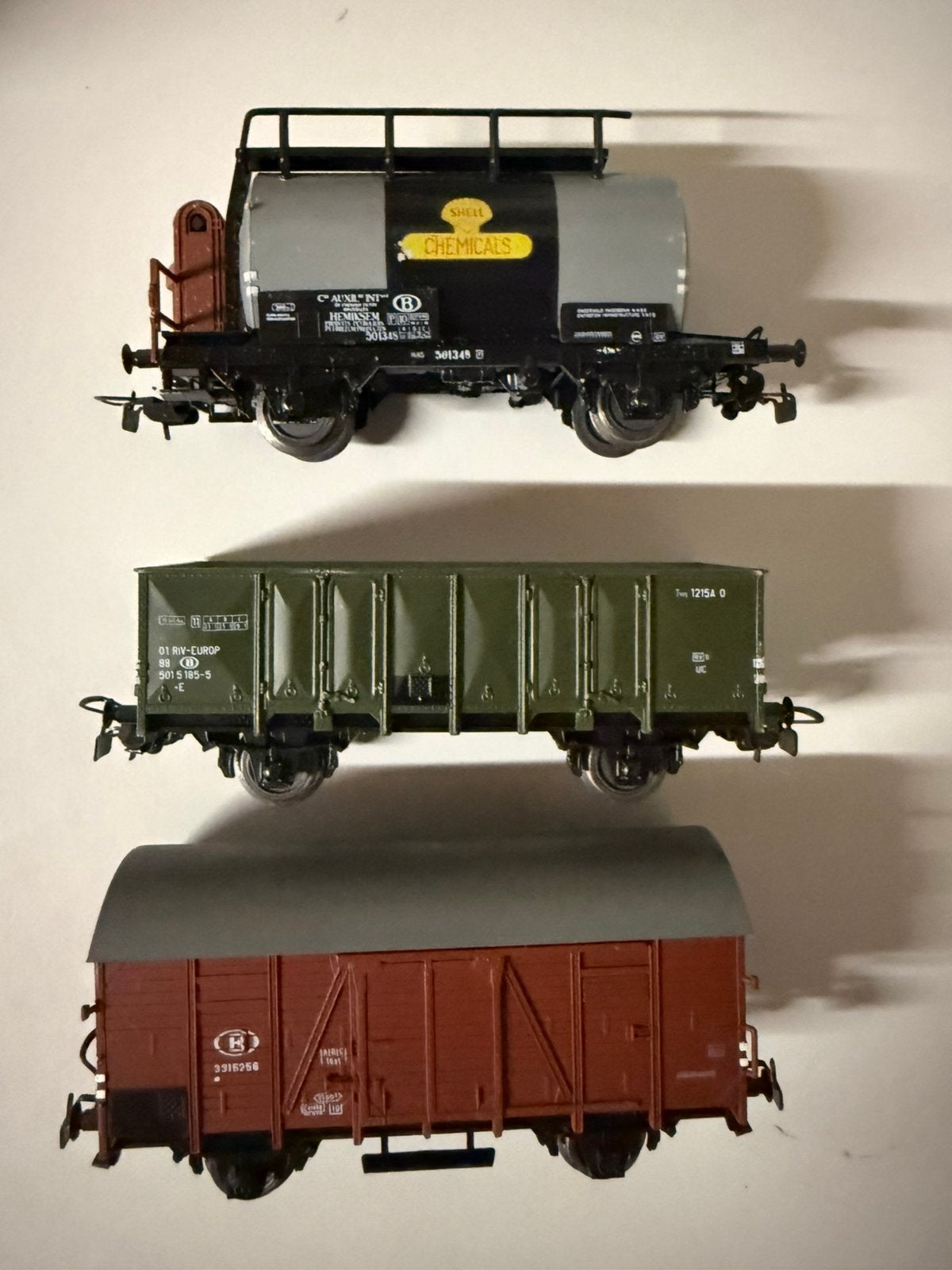 3 Piko goederenwagons HO, Ophalen of Verzenden, Gebruikt, Wagon, Piko