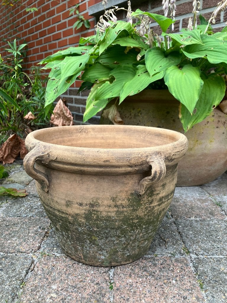 Oude terracotta bloempot - 29cm diameter, Ophalen, Terracotta
