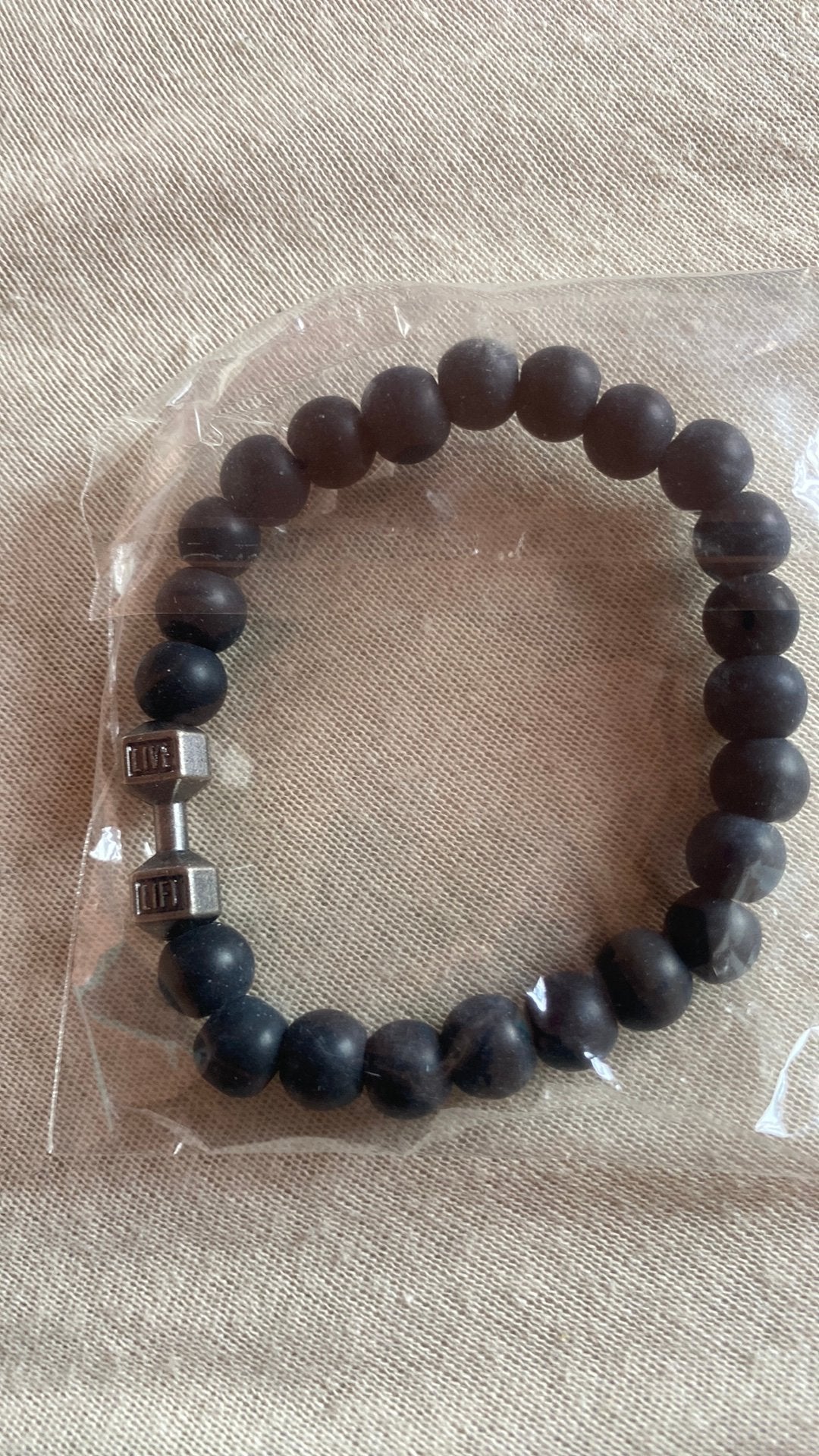 Armband heren, Bijoux, Sacs & Beauté, Enlèvement, Neuf, Noir
