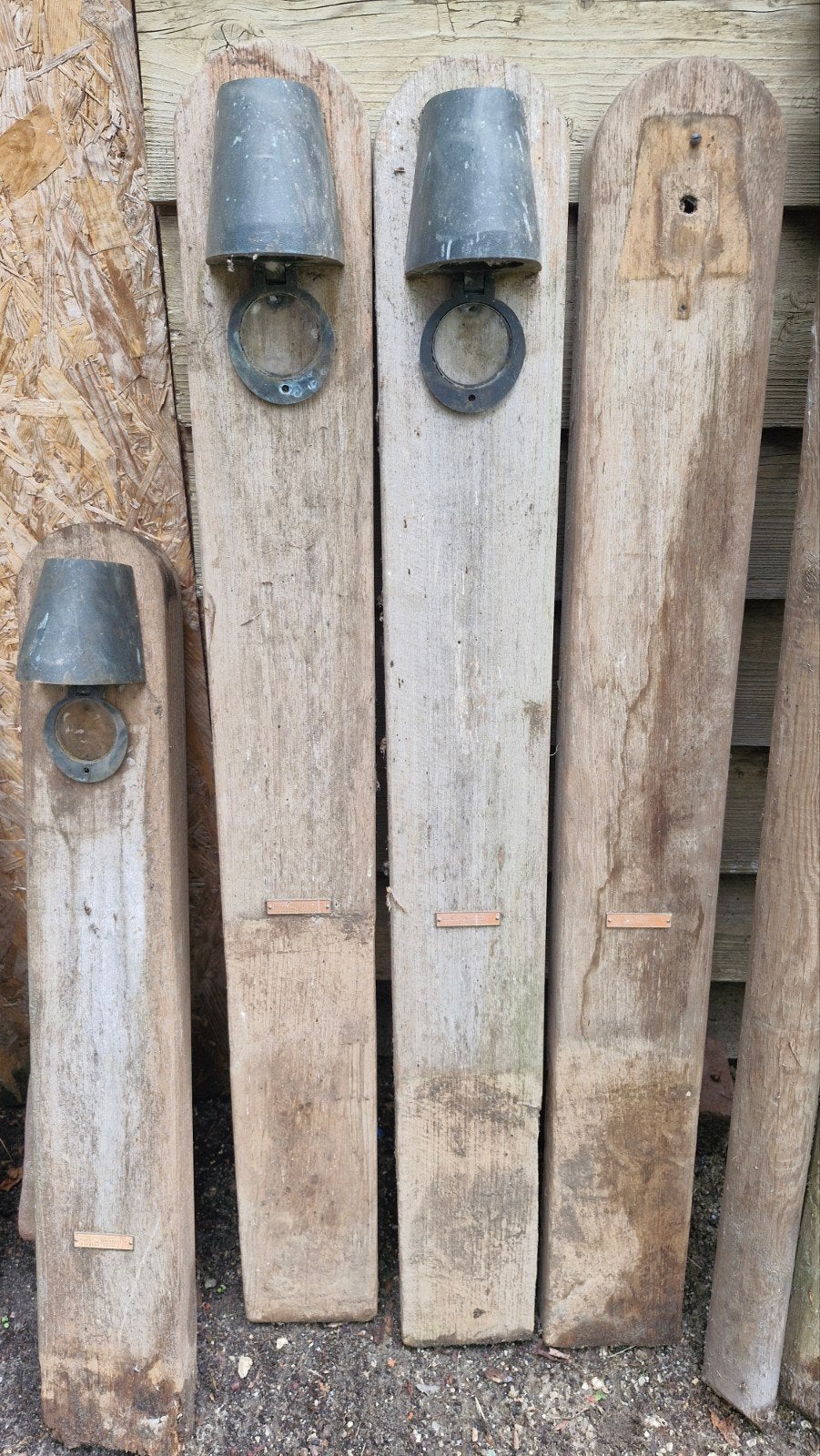 Verlichtingspalen hardhout gebruikt, Ophalen, Gebruikt, Overige typen, Hardhout