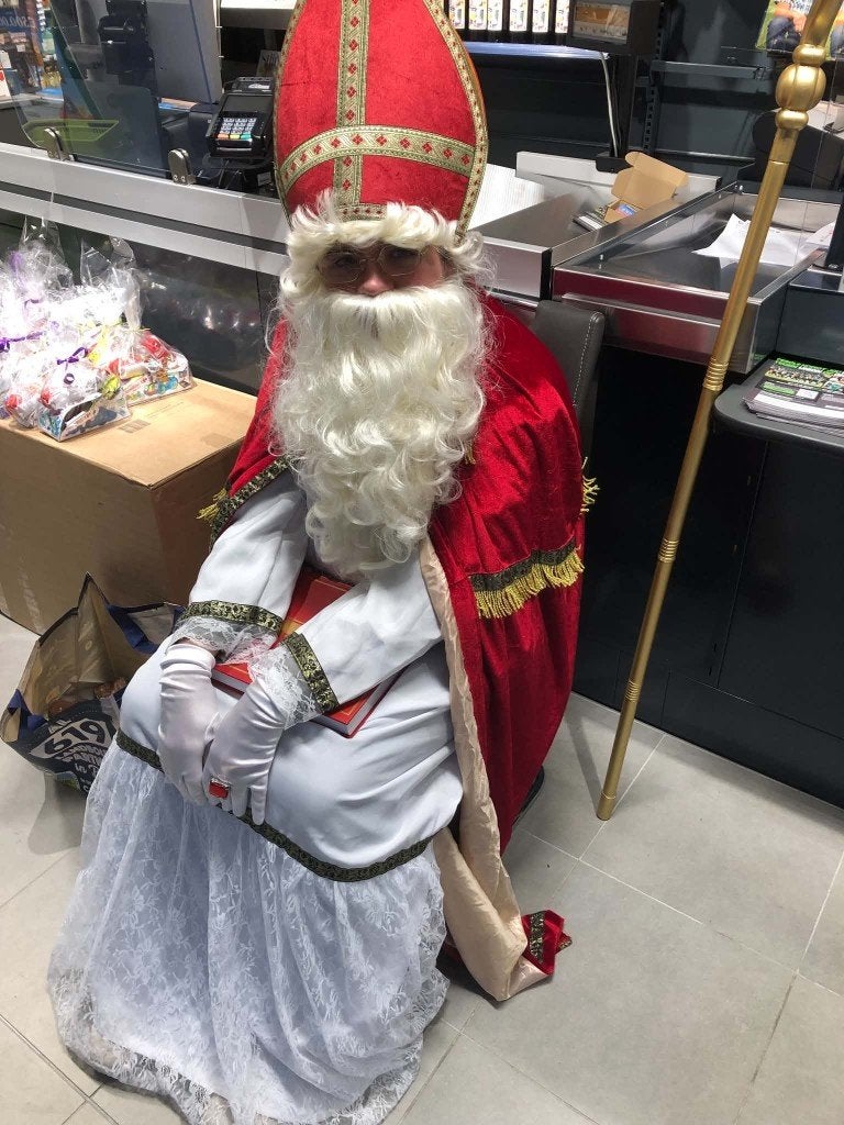 bezoek van stinterklaas  stuur dan mji brichtje, Diversen, Ophalen, Nieuw