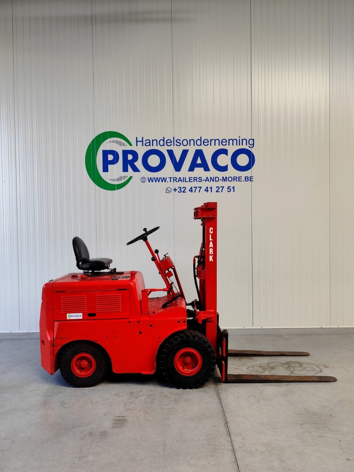 Clark Yardlift DY20–1.000 kg–Mercedes diesel–slechts 479uur, Zakelijke goederen, Machines en Bouw | Heftrucks en Intern transport