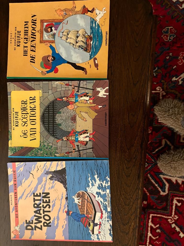 Kuifje - set van 3 strips, Boeken, Meerdere stripboeken, Ophalen, Gelezen, Herge