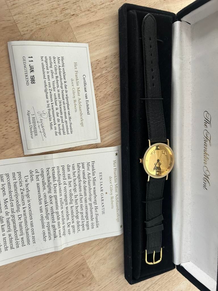 Aadelaarshorloge, Handtassen en Accessoires, Horloges | Heren, Verzenden, Zo goed als nieuw