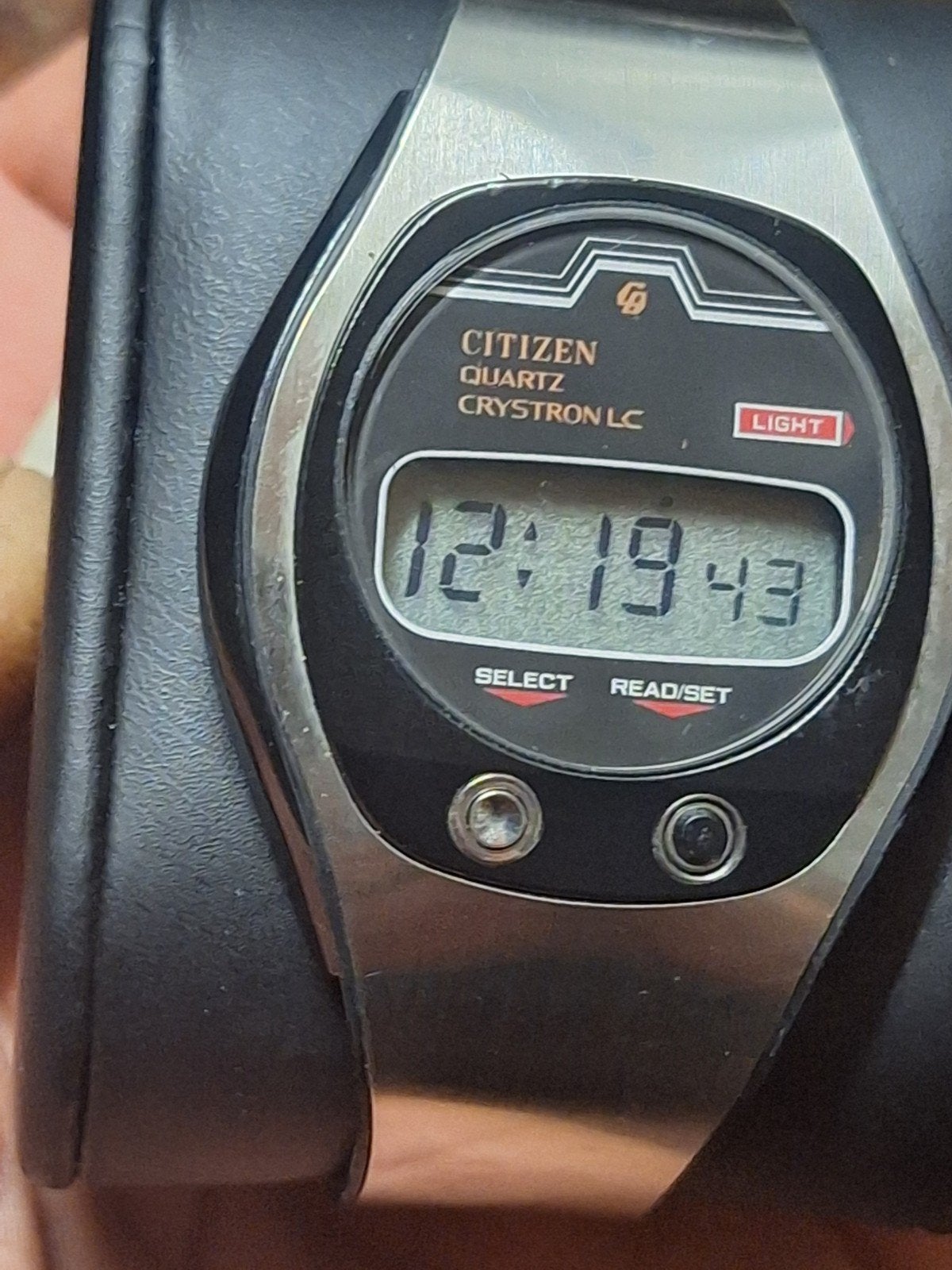 uiterst zeldzame Citizen Cryston LCD vintage 1976. werkt pri, Ophalen of Verzenden, Citizen