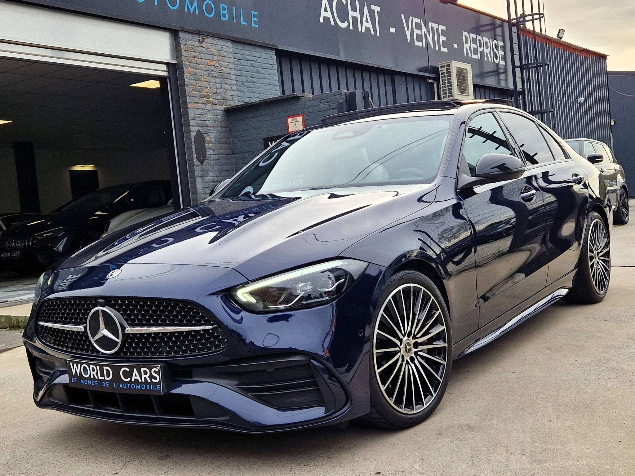 Mercedes-Benz C-Klasse 180 PACK AMG - TOIT PANO - MILD HYBRI, Autos, Cuir, Achat, Entreprise, https://public.car-pass.be/vhr/af9acd91-6dcc-4d3b-8f1d-3905a09941b3