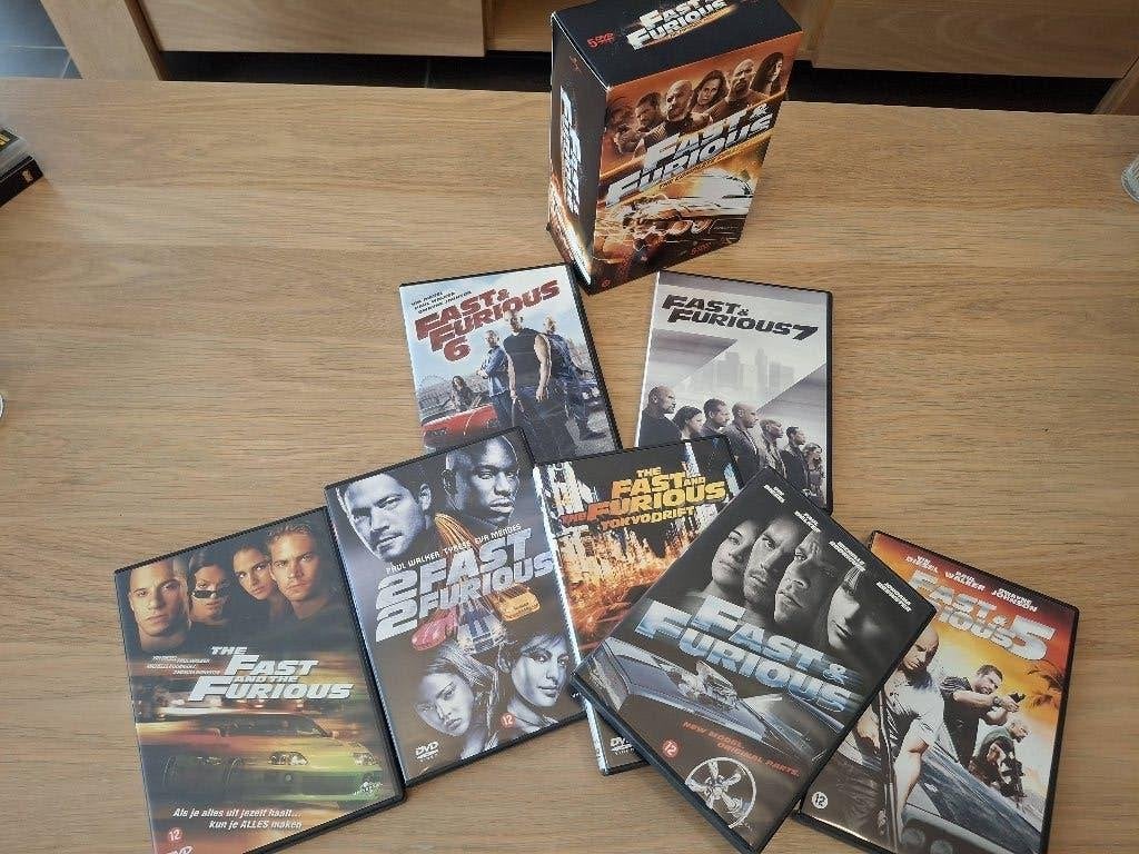Dvd's Fast & Furious 1-7, CD & DVD, DVD | Action, Comédie d'action, Anglais, Néerlandais, Enlèvement