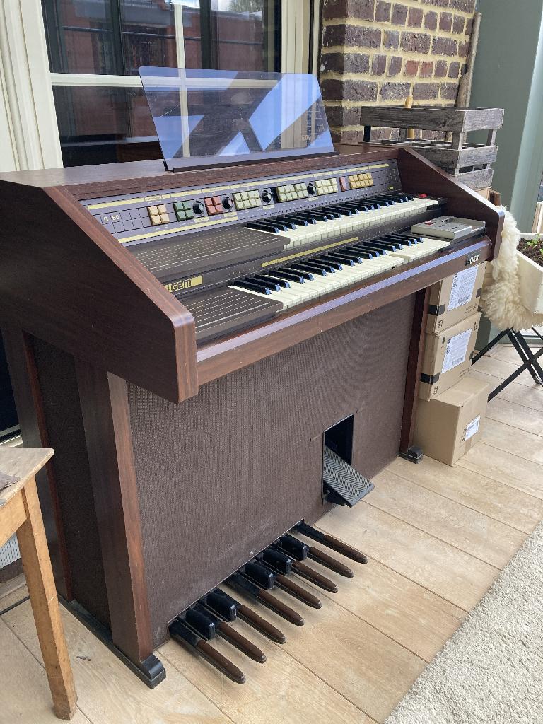 Retro Electronische huiskamerorgel GEM G60, Musique & Instruments, Enlèvement, Utilisé, 2 claviers, Orgue