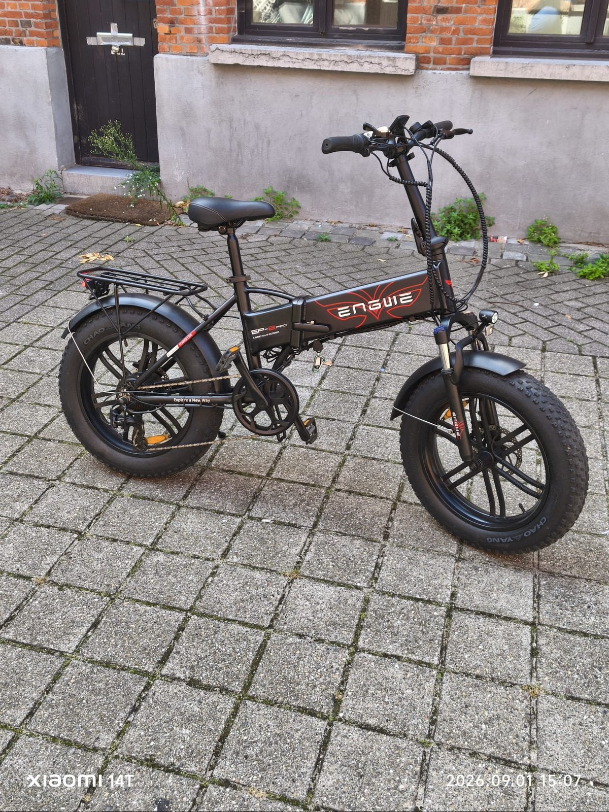 ENGWE EP-2 Pro FatBike, Vélos & Vélomoteurs, Vélos | Vélos pliables, Enlèvement, Comme neuf, Vitesses