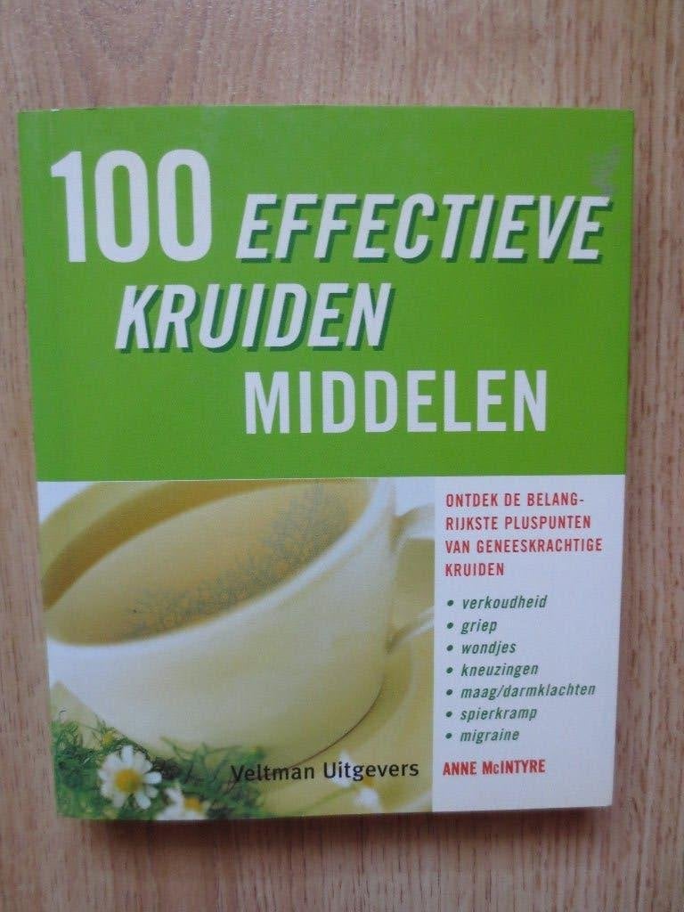 100 Effectieve Kruidenmiddelen - McIntyre, Livres, Santé, Diététique & Alimentation, Enlèvement ou Envoi, Comme neuf, Plantes et Alternatives