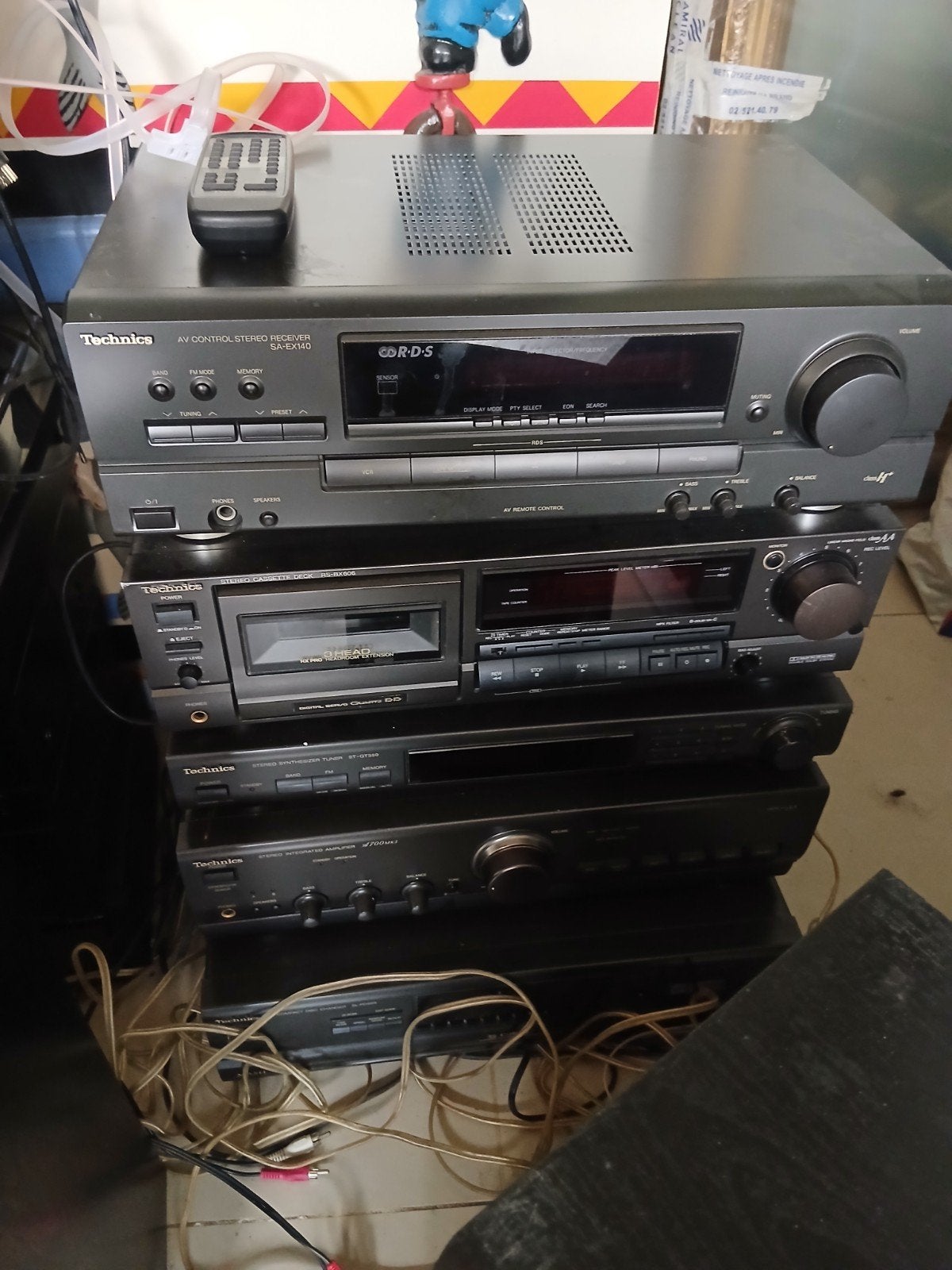 Prachtige Vintage Technics Hifi Stereoset (Compleet met Spea, Ophalen, Cassettedeck