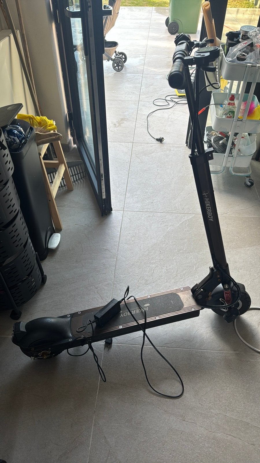 Bikerboy step met oplader, Fietsen en Brommers, Ophalen, Gebruikt, Elektrische step (E-scooter)