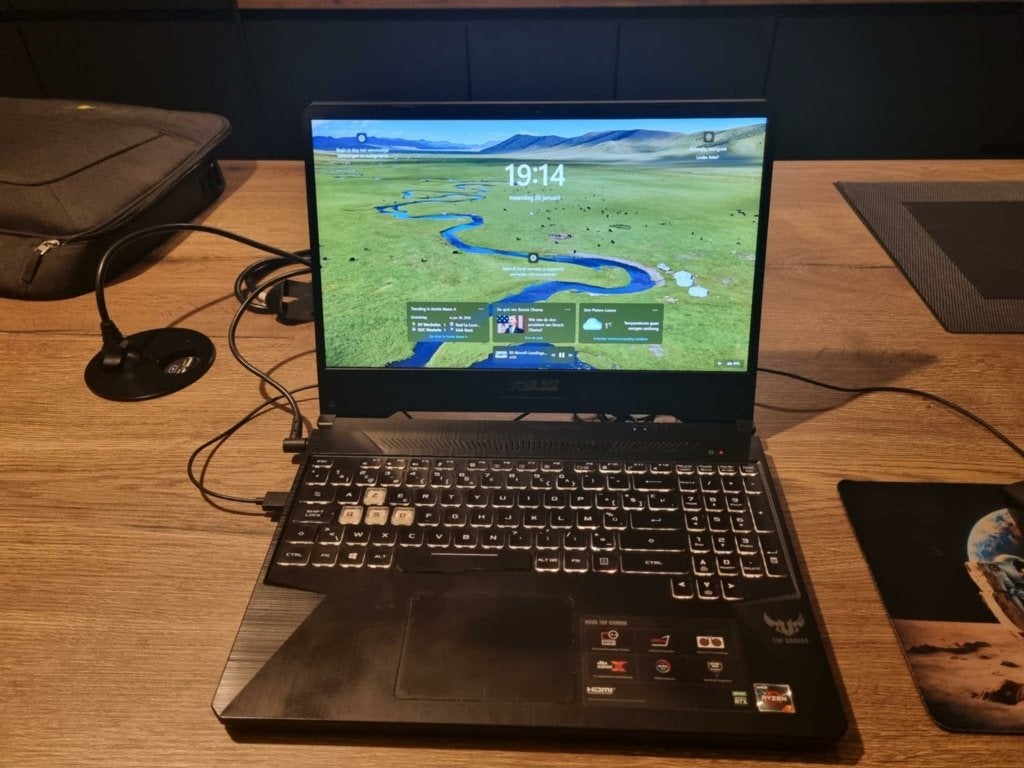 ASUS TUF gaming laptop, Asus, AMD Ryzen 7 3750H, Utilisé, Gaming