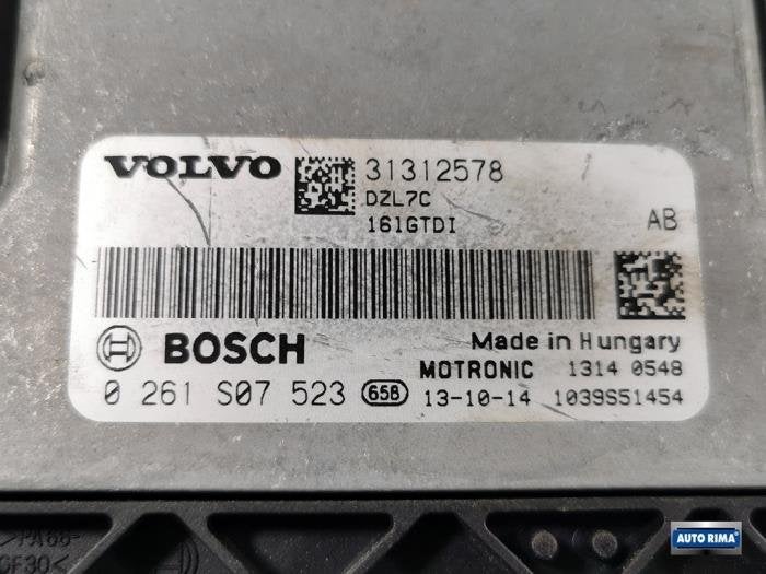 Ordinateur gestion moteur d'un Volvo V60, -, 3 mois de garantie, -, -