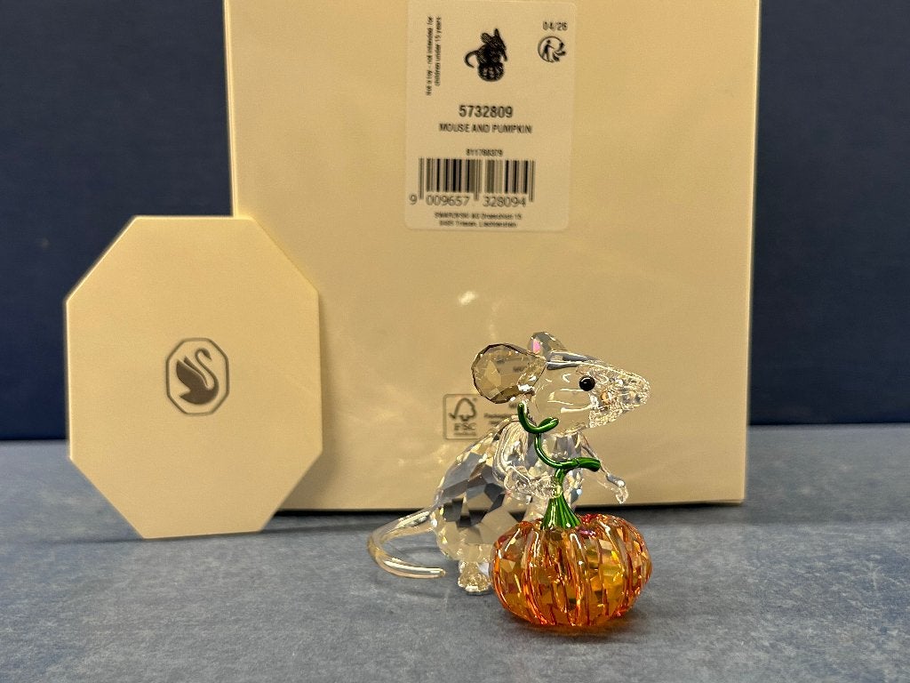 Swarovski Idyllia Muis en Pompoen, Ophalen of Verzenden, Nieuw, Figuurtje