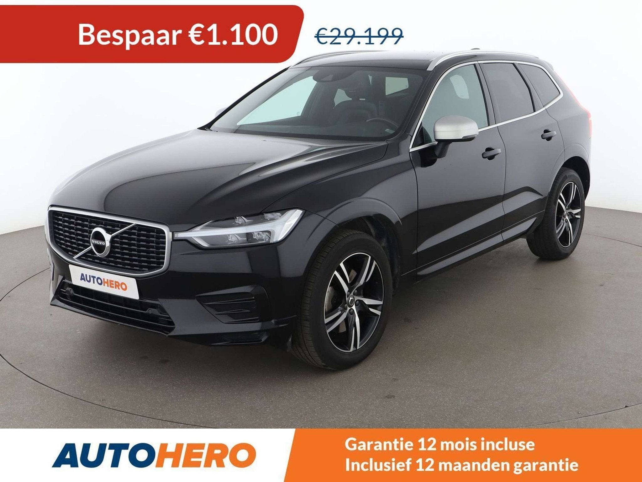 Volvo XC60 2.0 D4 R Design AWD (bj 2018, automaat), Auto's, Automaat, Gebruikt, 1969 cc, Alcantara