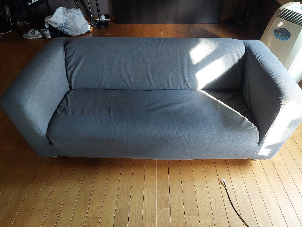 Divan Klippan Ikea, 75 à 100 cm, Enlèvement, Utilisé, Deux personnes