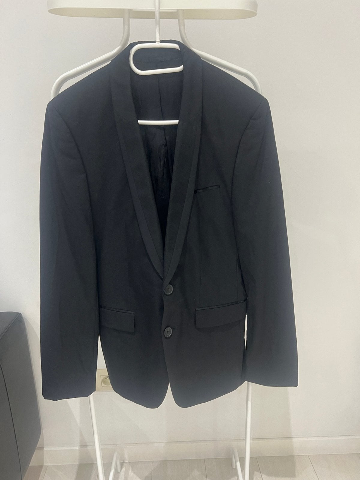 Zwarte kostuum vest Hugo Boss maat S, Ophalen of Verzenden, Zo goed als nieuw, Maat 46 (S) of kleiner