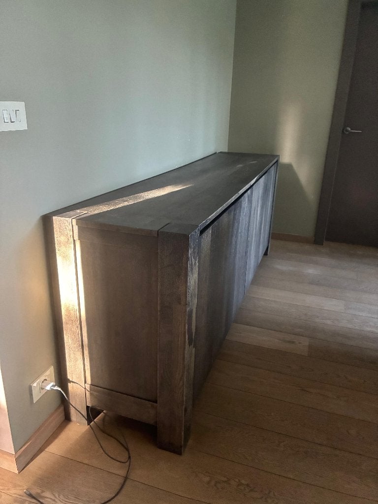 Kwalitatieve kastenset – groot dressoir + wandkast, Ophalen, Zo goed als nieuw