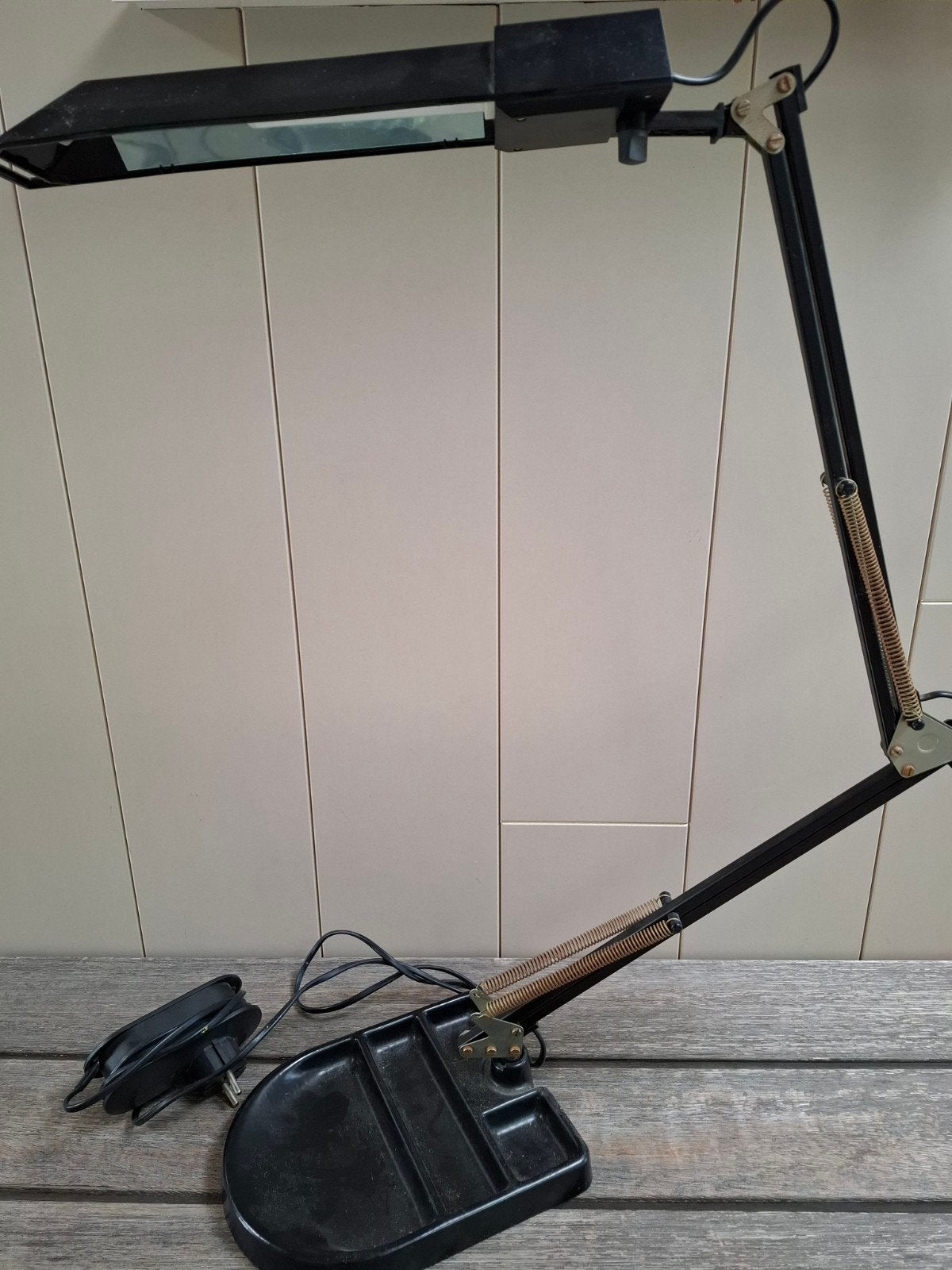 vintage bureaulamp Massive. ophalen te Bulskamp, Antiek en Kunst, Curiosa en Brocante, Ophalen