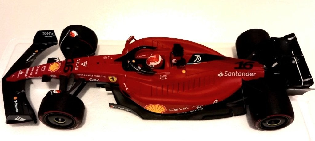 1/18 Ferrari F1-75 Ch.Leclerc winner Bahrain GP 2022 BBR, Hobby & Loisirs créatifs, Enlèvement ou Envoi, Neuf, Voiture, Autres marques
