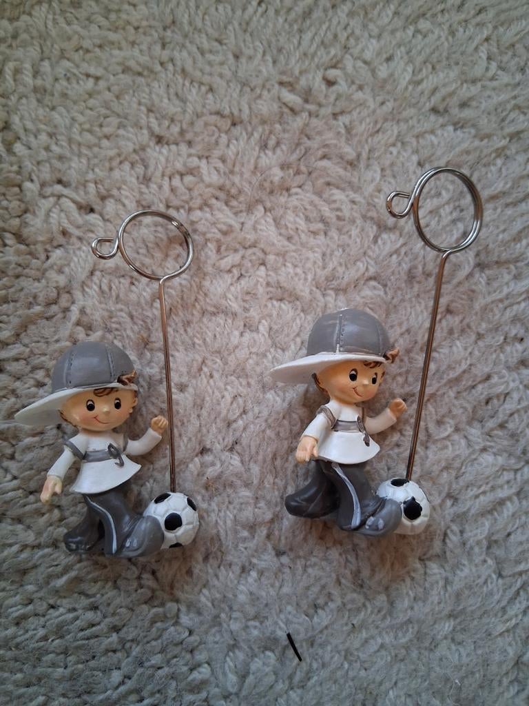 2 fotohouders voetballer, Ophalen of Verzenden