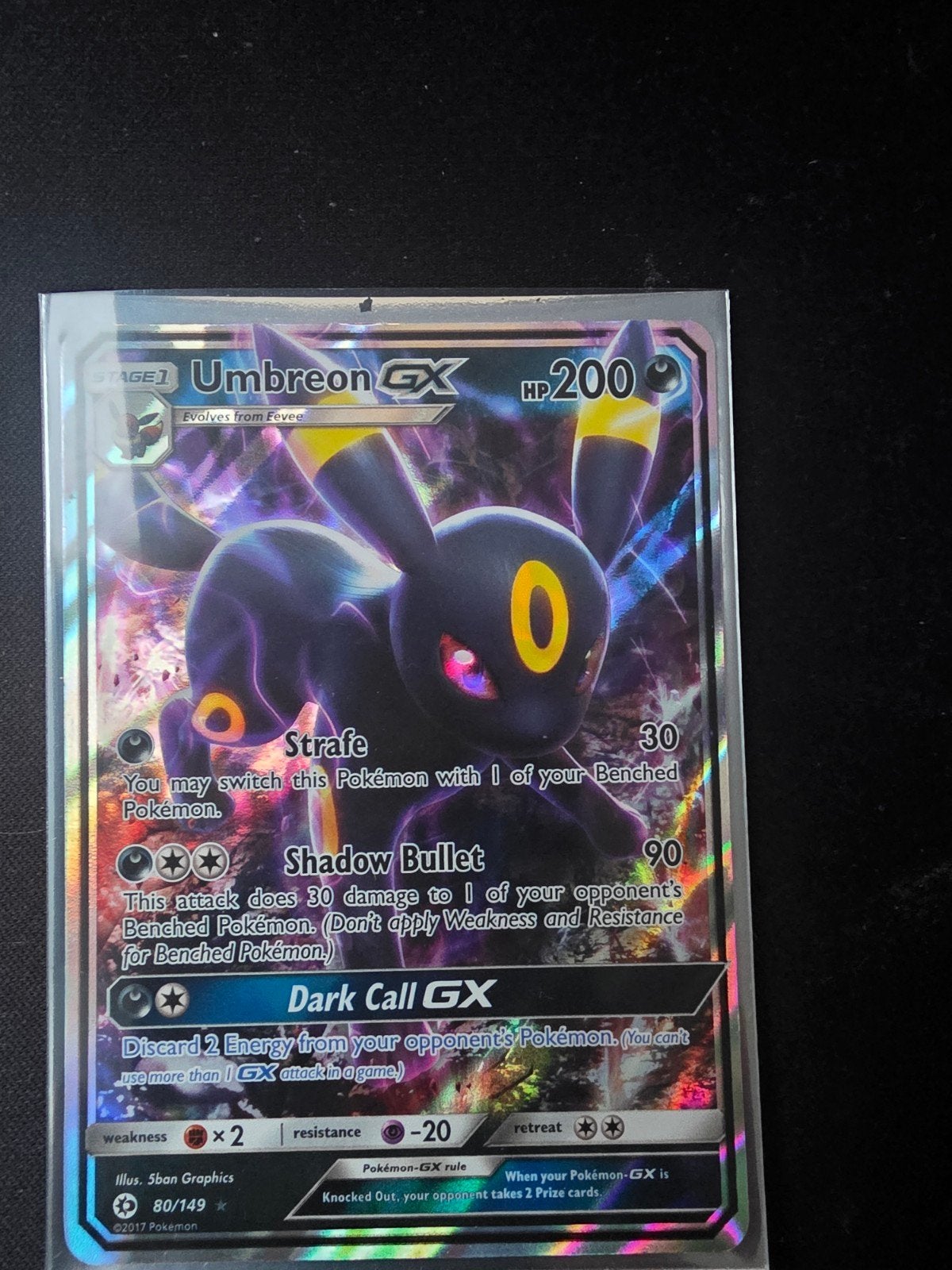 Pokémon Umbreon GX - 80/149, Ophalen, Losse kaart