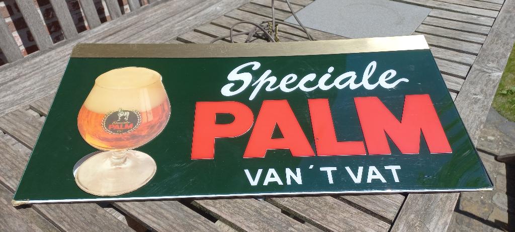 Lichtbak Palm, Ophalen, Gebruikt, Reclamebord, Plaat of Schild, Palm